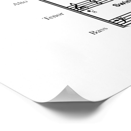 Poster Ce que voit la chorale du lycée (Coin)