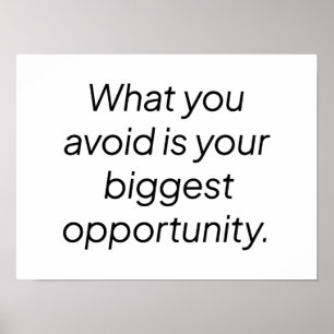 Poster Ce que vous évitez d'afficher