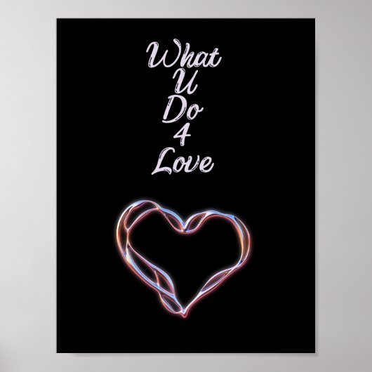 Poster Ce que vous faites 4 amour (Devant)