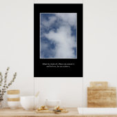 Poster Ce que vous pouvez concevoir, vous pouvez atteindr (Cuisine)