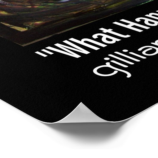 Poster "Ce Qui Arrive Quand Vous Ne Dites Rien" (Coin)