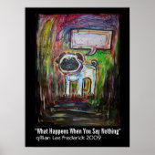 Poster "Ce Qui Arrive Quand Vous Ne Dites Rien" (Devant)