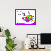 Poster Ce qui est le plus important... (Bureau à domicile)