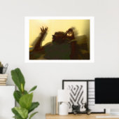 Poster Ce qui se passe (Bureau à domicile)