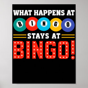 Poster Ce Qui Se Passe À BingoSéjourne À Bingo Funny Luck