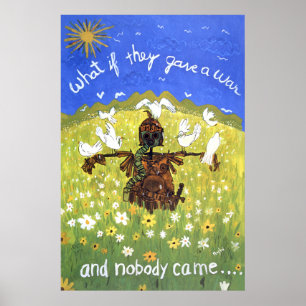 Poster Ce qui si elles donnaient une guerre et personne