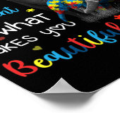 Poster Ce qui vous rend différents Elephant Maman Autisme (Coin)