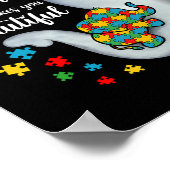 Poster Ce qui vous rend différents éléphants Autisme Mama (Coin)