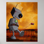 Poster Ce robot est ennuyé<br><div class="desc">Oeuvre originale de Mike Best</div>