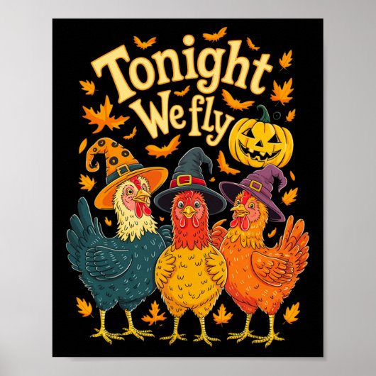 Poster Ce soir, nous volons drôle de poulet saison Éffray (Devant)