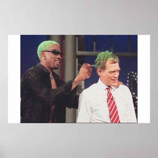 Poster Ce soir spectacle Rodman (Devant)