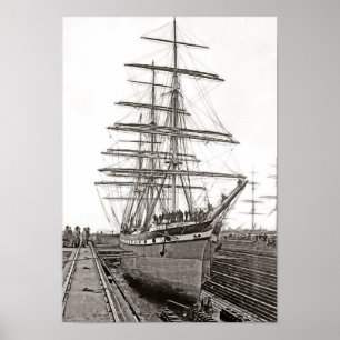 Poster Ce talus 1892 de bateau