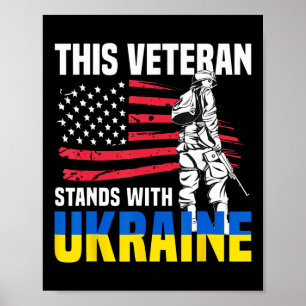 Poster Ce vétéran se tient avec l'Ukraine 4