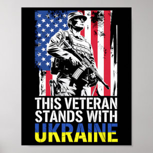 Poster Ce vétéran se tient avec l'Ukraine 7