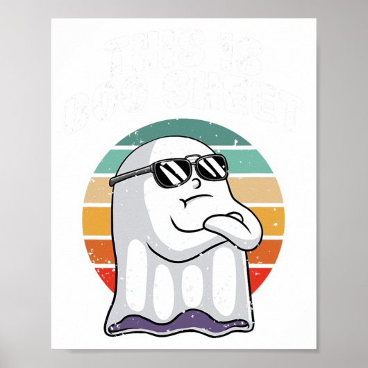 Poster Ceci Est Bosheet Fun Halloween Costume Fun Pun Fan (Devant)