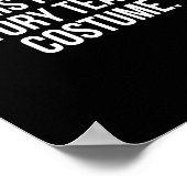 Poster Ceci est mon costume d'enseignant d'histoire Funny (Coin)
