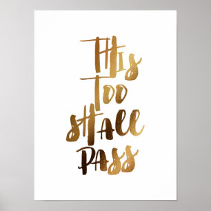 Poster Ceci trop passera
