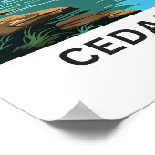 Poster Cedar Falls Arkansas (Coin)