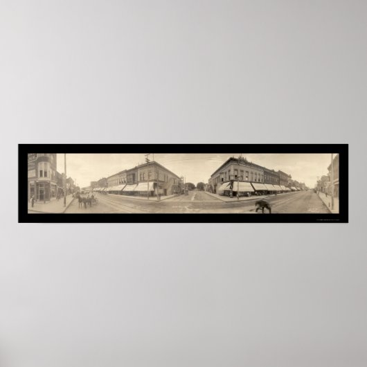 Poster Cedar Falls, IA Photo 1907 (Devant)