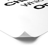 Poster cédé noir Imprimer #19 (Coin)