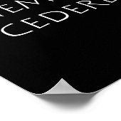 Poster Cèdre de Nemini (Coin)