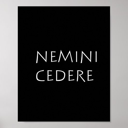 Poster Cèdre de Nemini (Devant)