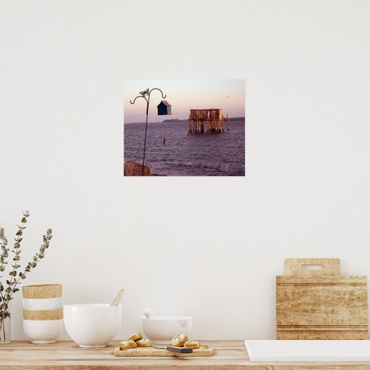 Poster Cèdre Key Fish House & Bird Feeder Imprimer (Cuisine)