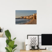 Poster Cefalu, ville côtière de Sicile (Bureau à domicile)