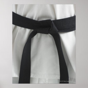 Poster Ceinture noire de karaté