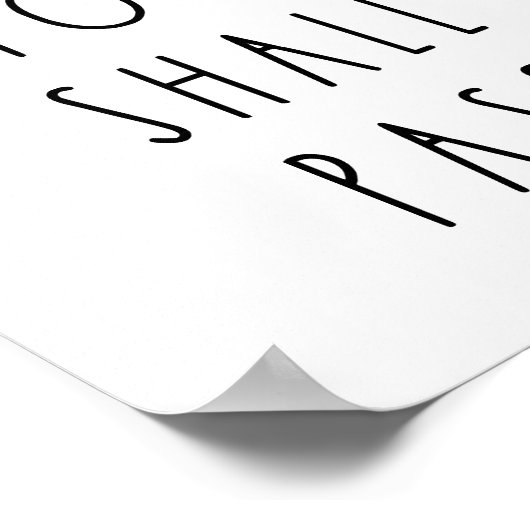 Poster Cela Aussi Devrait Passer Inspirationnel (Coin)