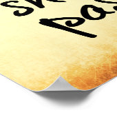 Poster Cela aussi doit passer le devis avec des papillons (Coin)