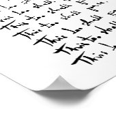 Poster Cela aussi passera ! Guillemet inspirant (Coin)