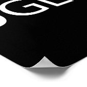 Poster Cela dit le mot laid dessus _ drôle (Coin)