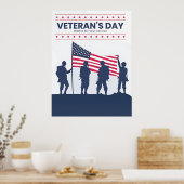 Poster Celebrating Heroes of America – Veterans Day 2025 (Cuisine)