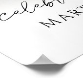 Poster Celebrating the Life Photo Modern Script Memorial (Coin)