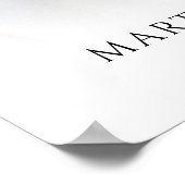 Poster Celebrating the Life Photo Modern Script Memorial (Coin)