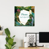 Poster Célébration au lac Magical Imaginaire (Bureau à domicile)