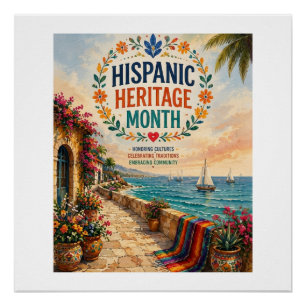 Poster Célébration côtière du Mois du patrimoine hispaniq