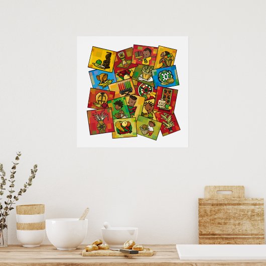 Poster Célébration de Kwanzaa (Cuisine)