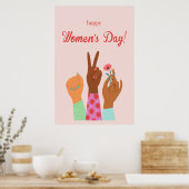 Poster Célébration de la carte de la Journée internationa (Cuisine)