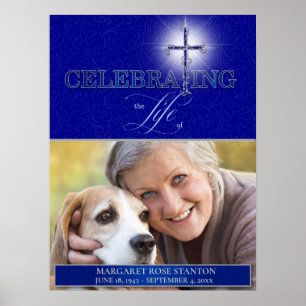 Poster Célébration de la Croix Chrétienne Bleue Photo