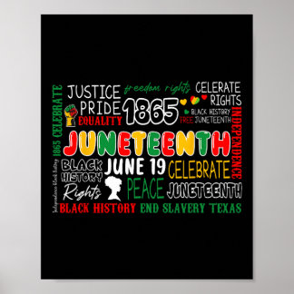 Poster Célébration de la liberté africaine Juneteenth 186