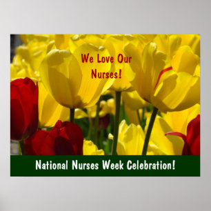 Poster Célébration de la Semaine nationale des infirmière