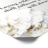 Poster Célébration de la vie amoureux de la plage Photo d (Coin)