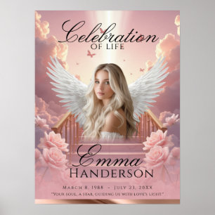 Poster Célébration de la vie - Anélique signe de bienvenu