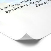 Poster Célébration de la vie avec des fleurs d'hortensia  (Coin)