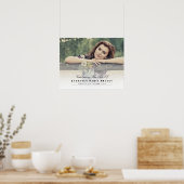 Poster Célébration de la vie avec faire-part de funéraill (Cuisine)