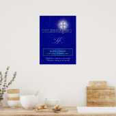 Poster Célébration de la vie de la Croix chrétienne relig (Cuisine)