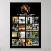 Poster Célébration de la vie de la photo commémorative fu (Devant)