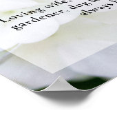 Poster Célébration de la vie des fleurs d'Hydrangea Photo (Coin)